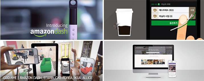 O2O  | AMAZON DASH, STARBUCKS KOREA, IKEA, ALLICE